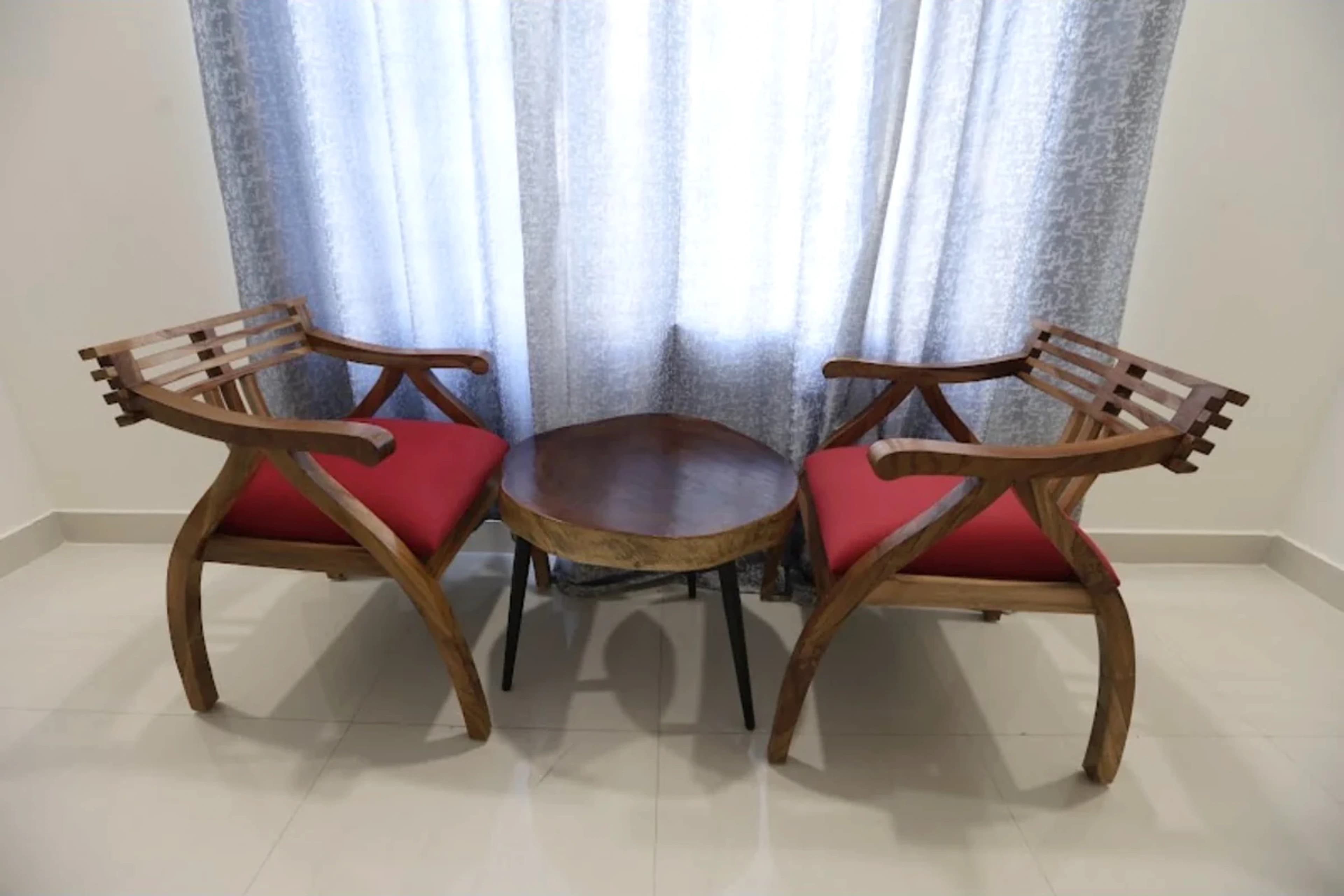 Furnished indoor living area with comfortable seating